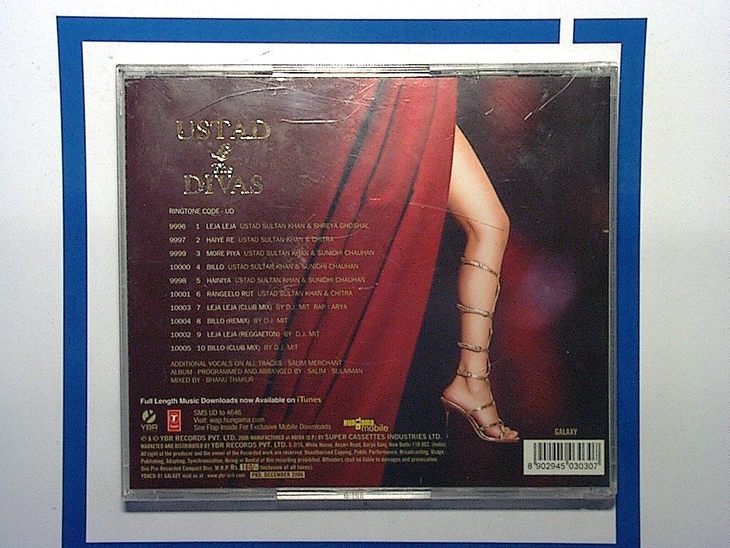 Ustad Sultan Khan Ustad & The Divas Nr Mint CD