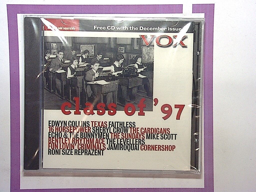 Vox - Class of '97 CD Texas Faithless Echo & The Bunnymen NEW