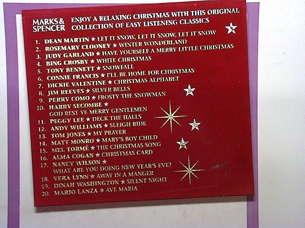 Various Artists Marks & Spencer - Christmas Memories CW Velvet Card Sleeve