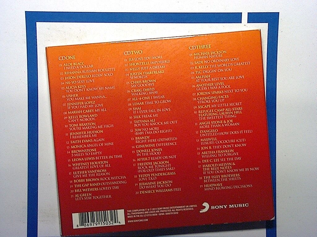 Various Artists - Chilled R&B (Summer 2011, 2011) 3Cd Mint