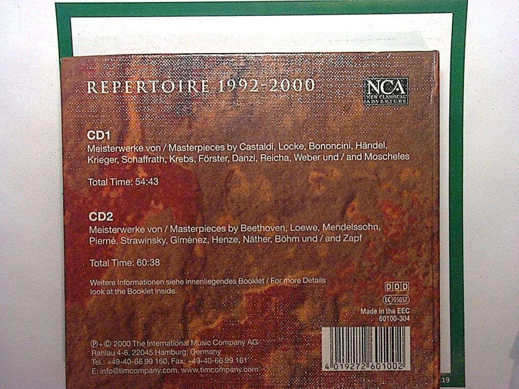 Various Artists  NCA New Classical Adventure - Repertoire 1992-2000 Box Set Mint