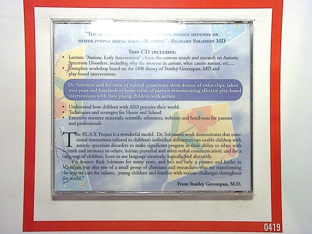 The P.L.A.Y. Project Workshop Level 1 Play & language for Autistic Youngsters CD