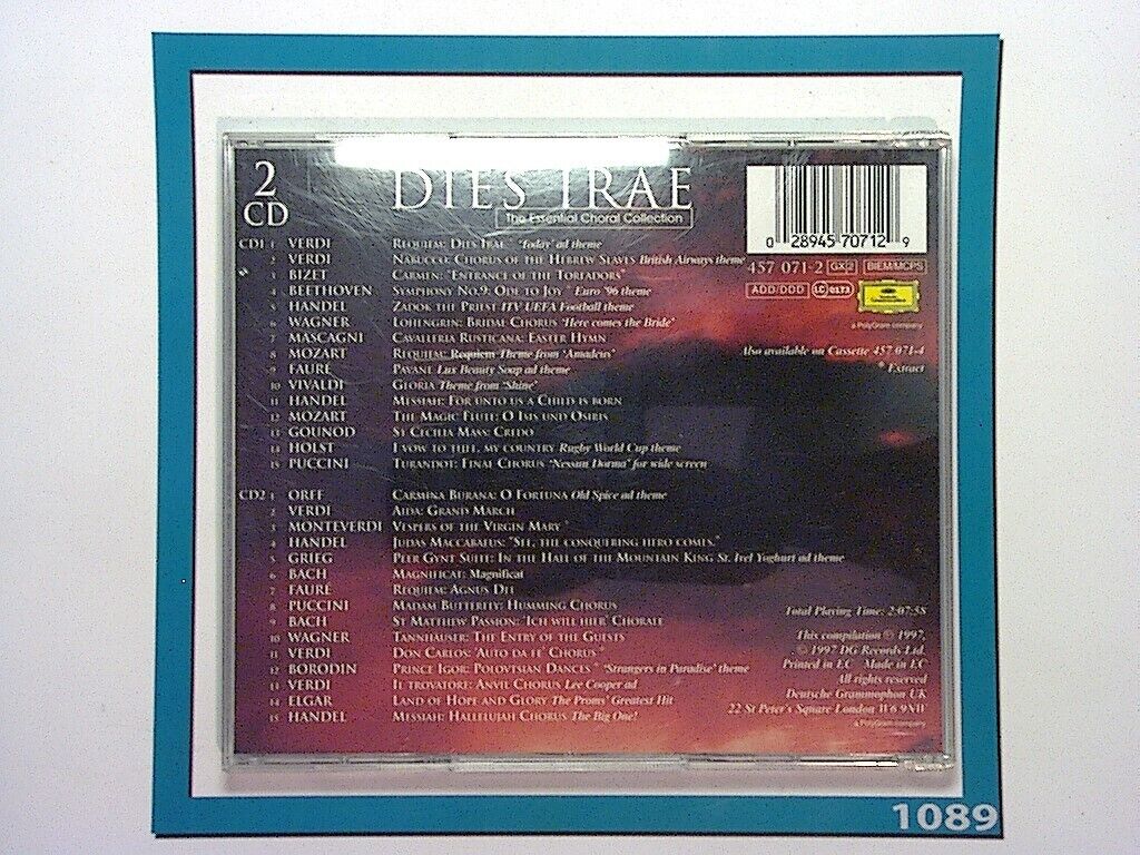 Various Artists 	Dies Irae: The Essential Choral Collection CD Mint (Gift Option