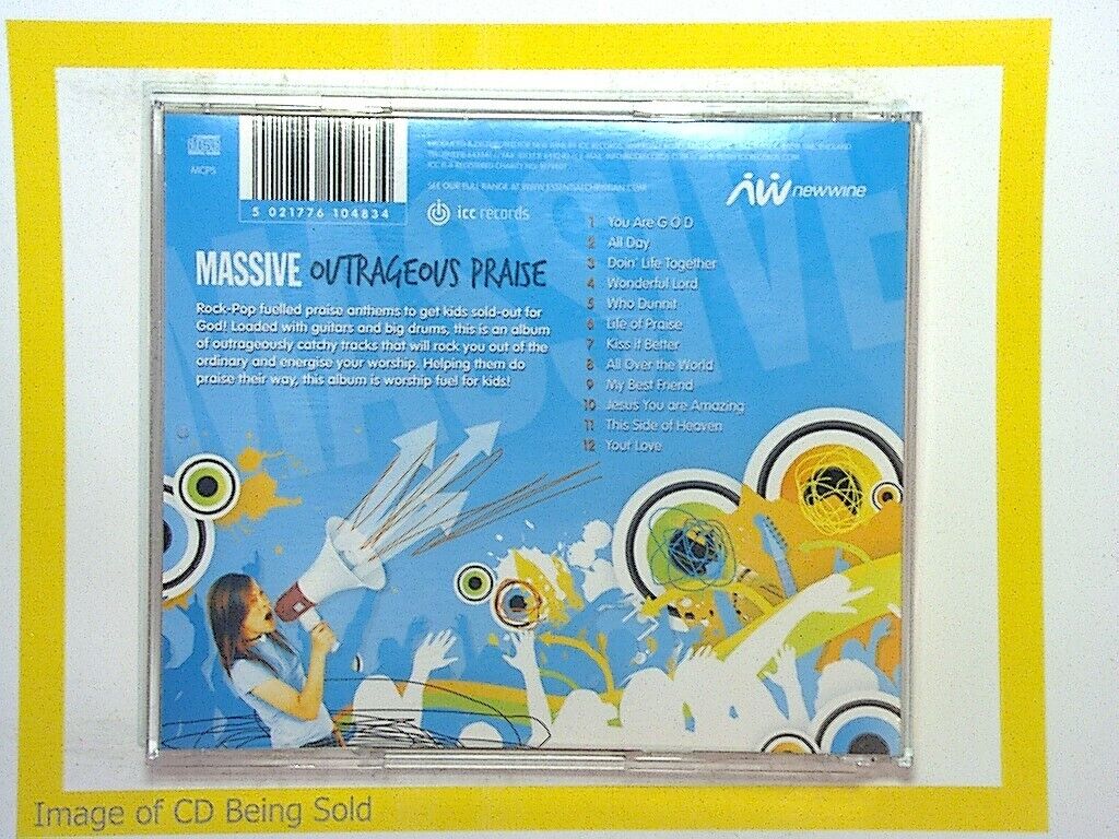 NEW WINE MASSIVE OUTRAGEOUS PRAISE CD VGC
