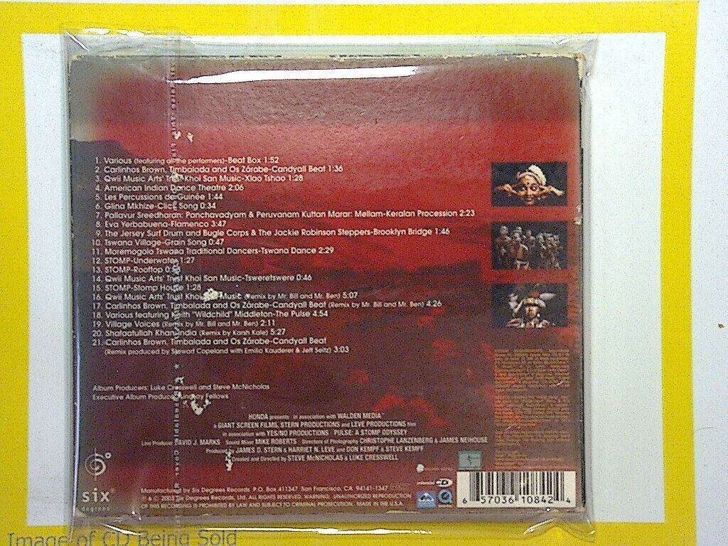 Original Soundtrack Pulse: a Stomp Odyssey CD