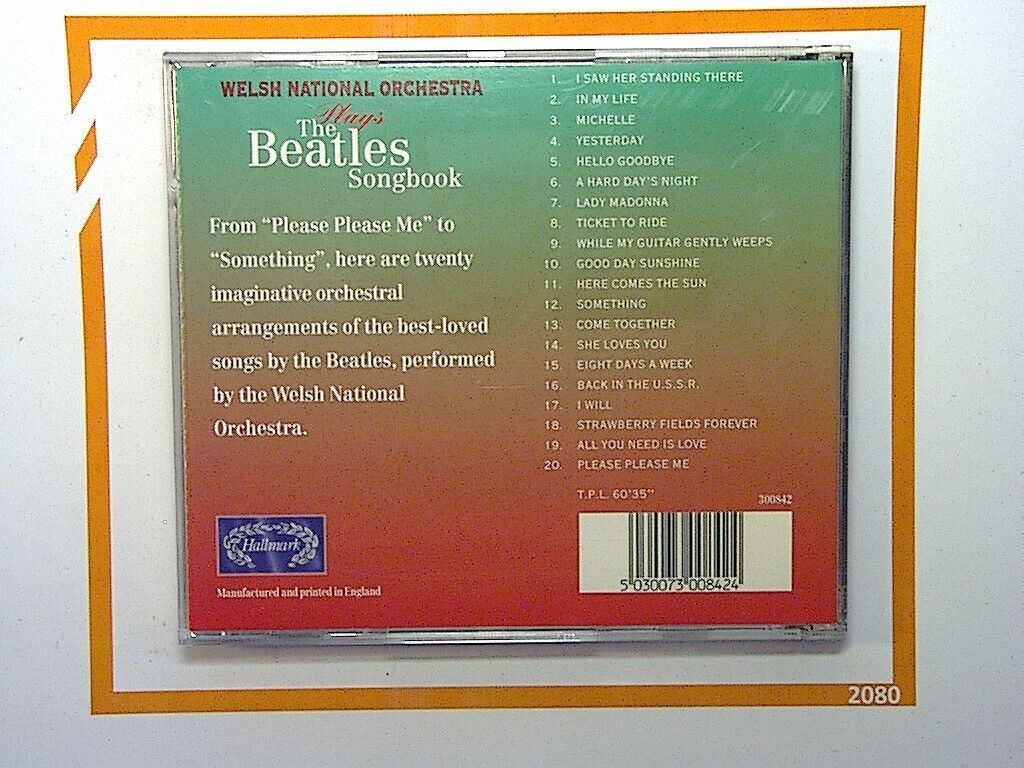 Welsh National Orchestra The Beatles Songbook CD Mint