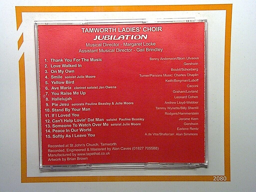 Tamworth Ladies Choir Jubilation CD Mint
