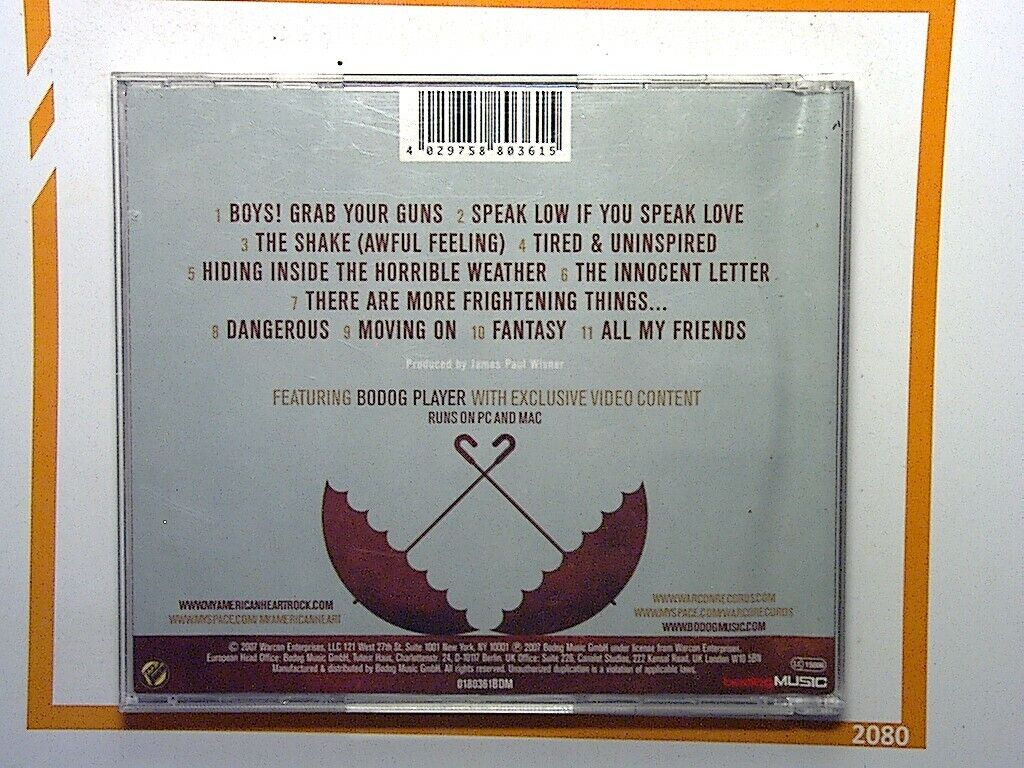 My American Heart Hiding Inside The Horrible Weather CD Mint