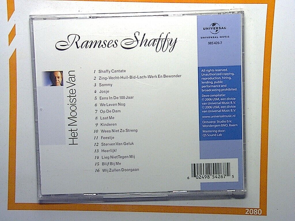 Ramses Shaffy Het Mooiste Van CD Mint