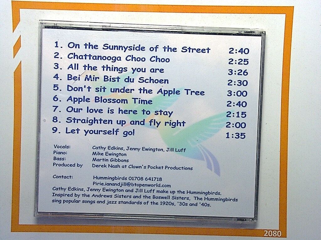 The Hummingbirds Let Yourself Go! CD Mint Signed