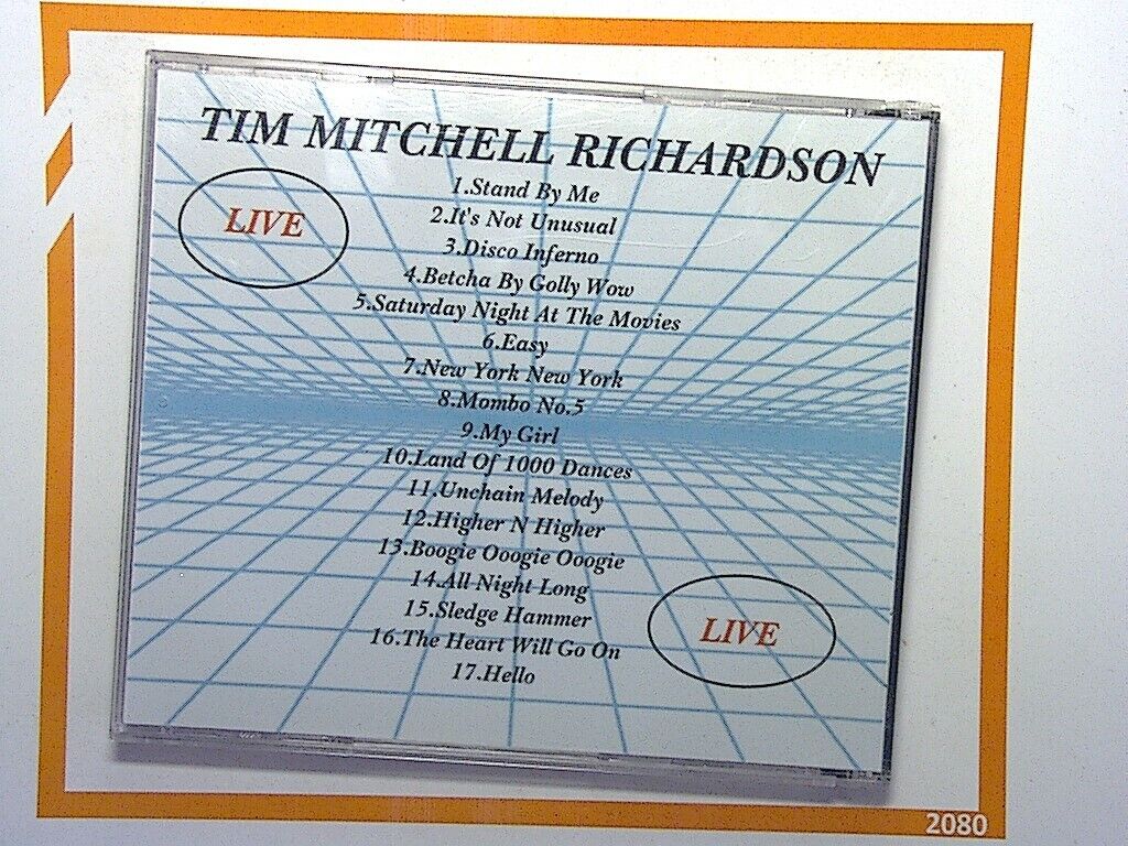 Tim Mitchell Richardson Live CD Mint