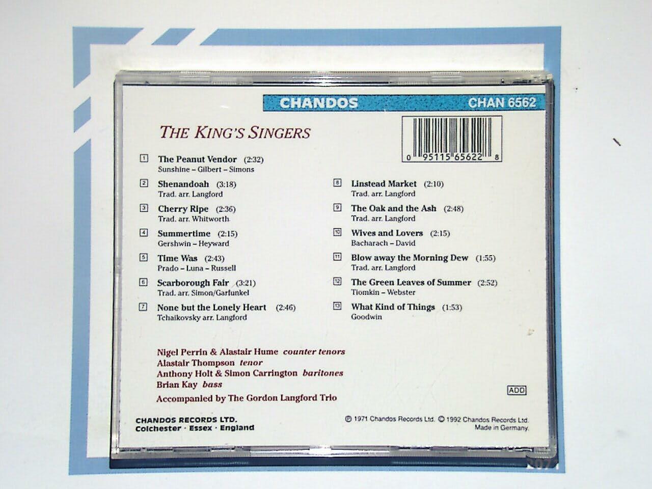 The King`s Singers Original Debut Recording CD Mint