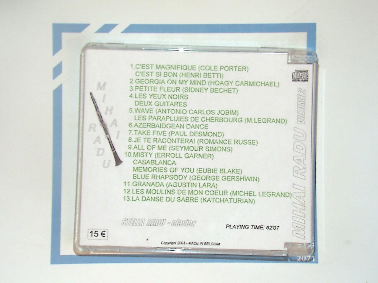 Mihai Radu Volume 2 Evergreen Jazz CD Mint