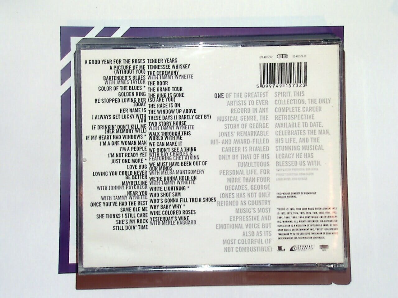 The Essential George Jones: The Spirit Of Country 2CD Mint