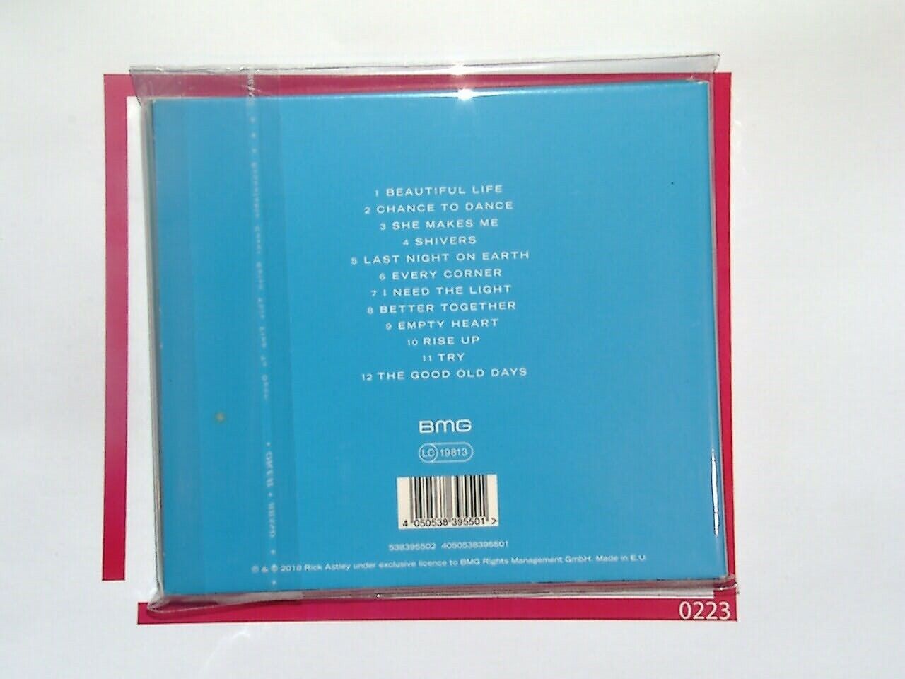 Rick Astley Beautiful Life CD Mint