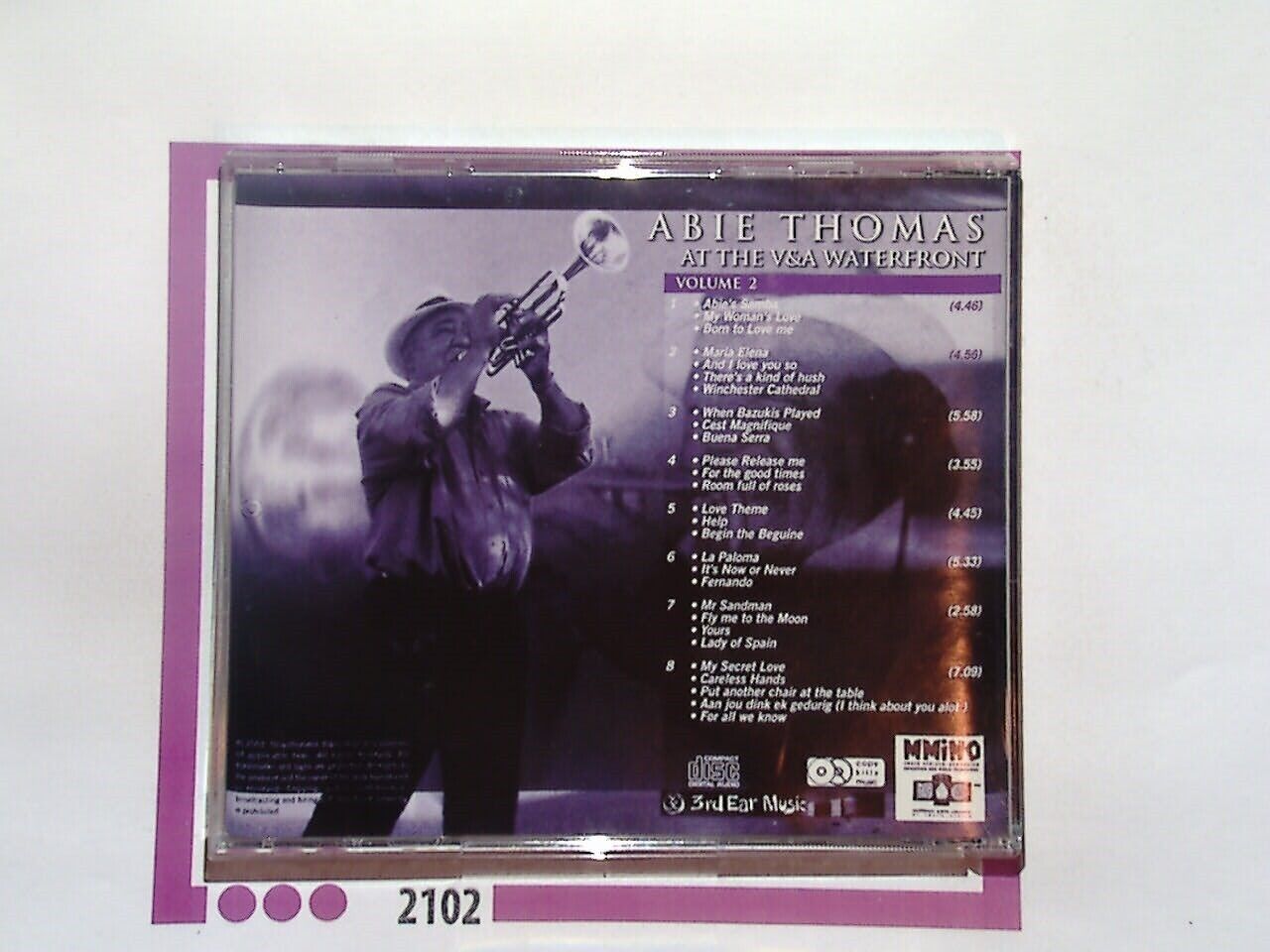 Abie Thomas At The V&A waterfront Volume 2 CD Nr Mint