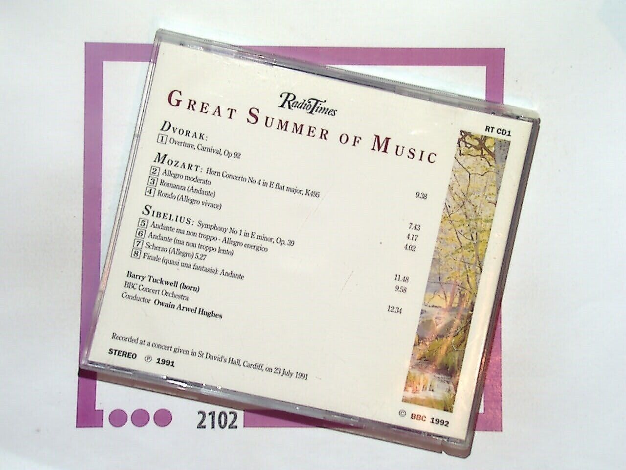 Radio Times Great Summer of Music Sibelius CD Nr Mint