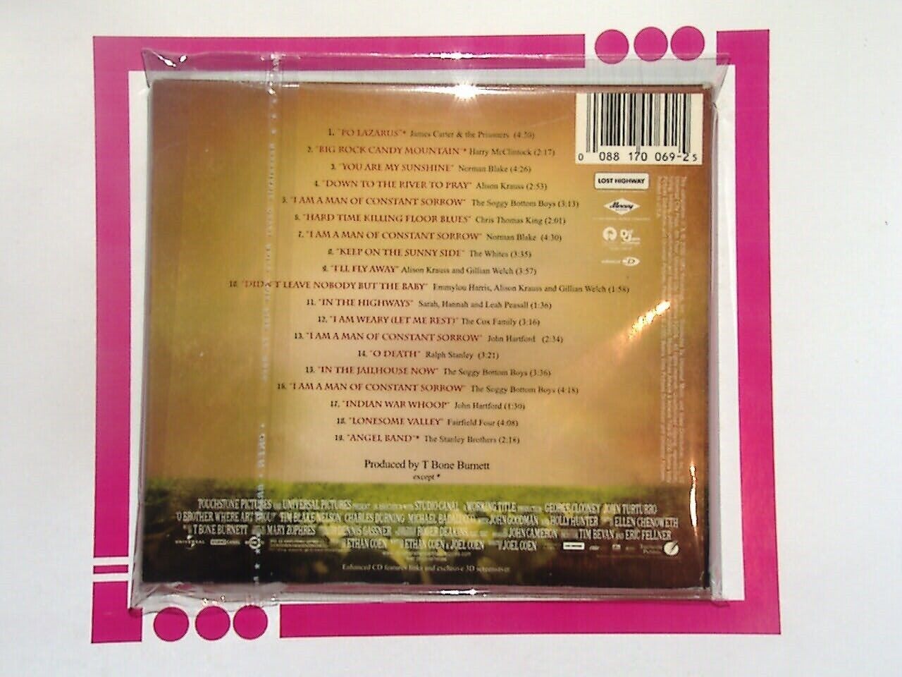 O Brother, Where Art Thou? Motion Picture Soundtrack CD Mint