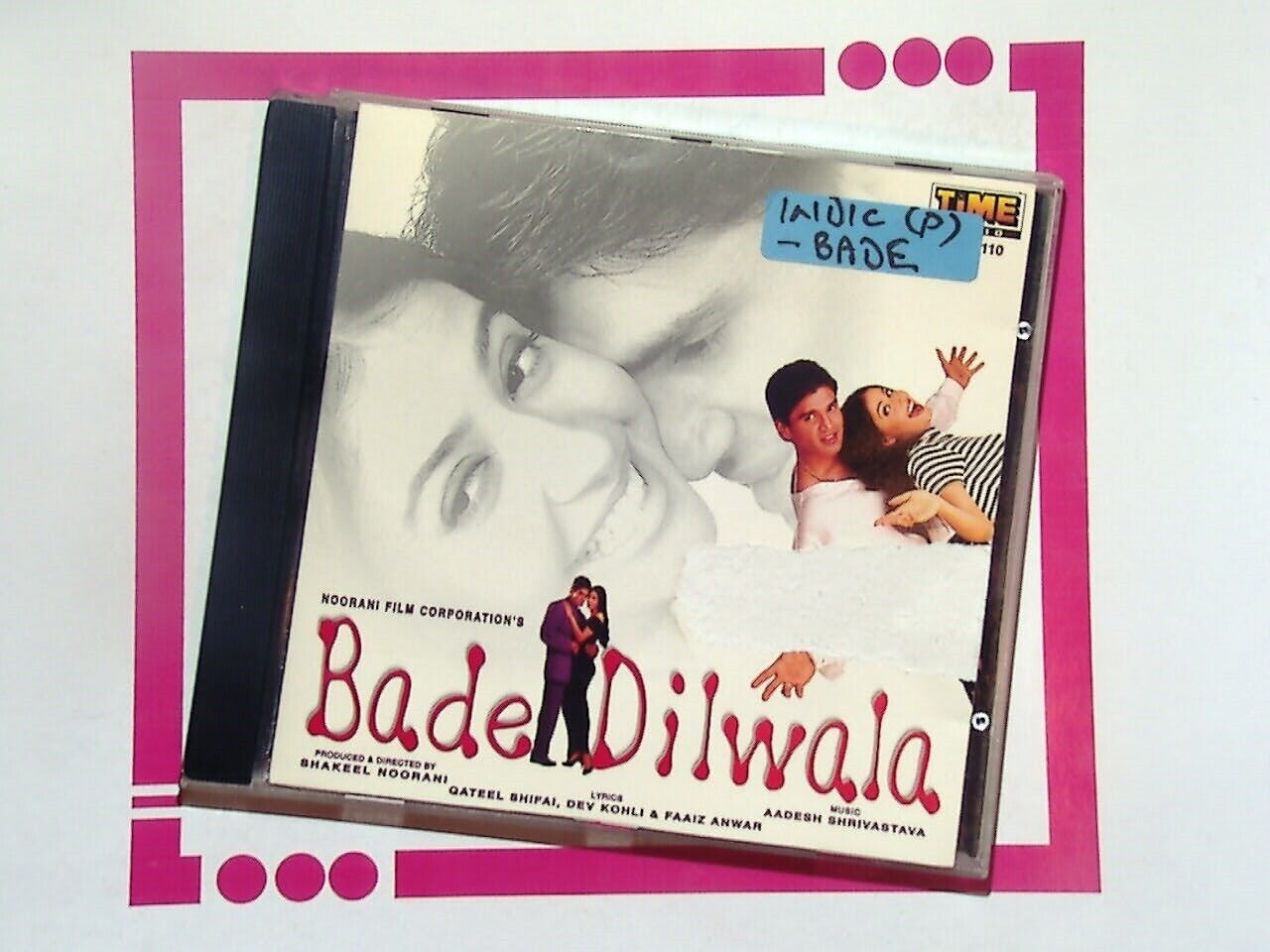 Aadesh Shrivastava Bade Dilwala Soundtrack CD VGC