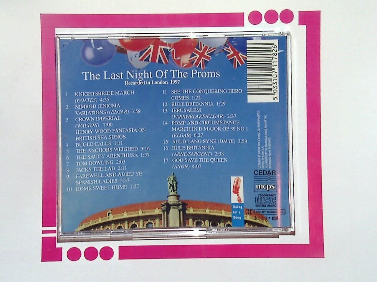 Royal Philharmonic Orchestra Last Night at the Proms CD Nr Mint