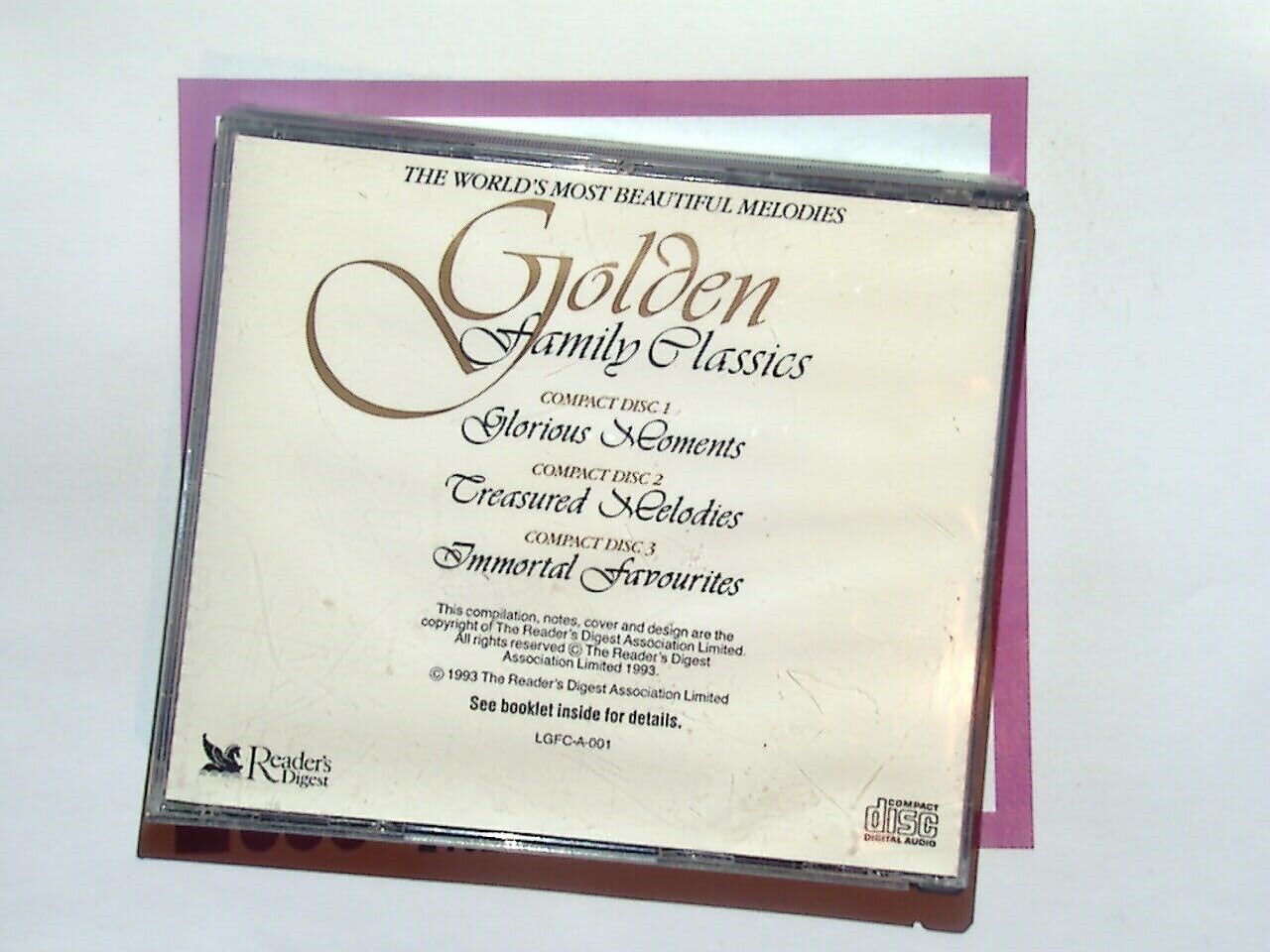 Reader's Digest Golden Family Classics 3CD mint