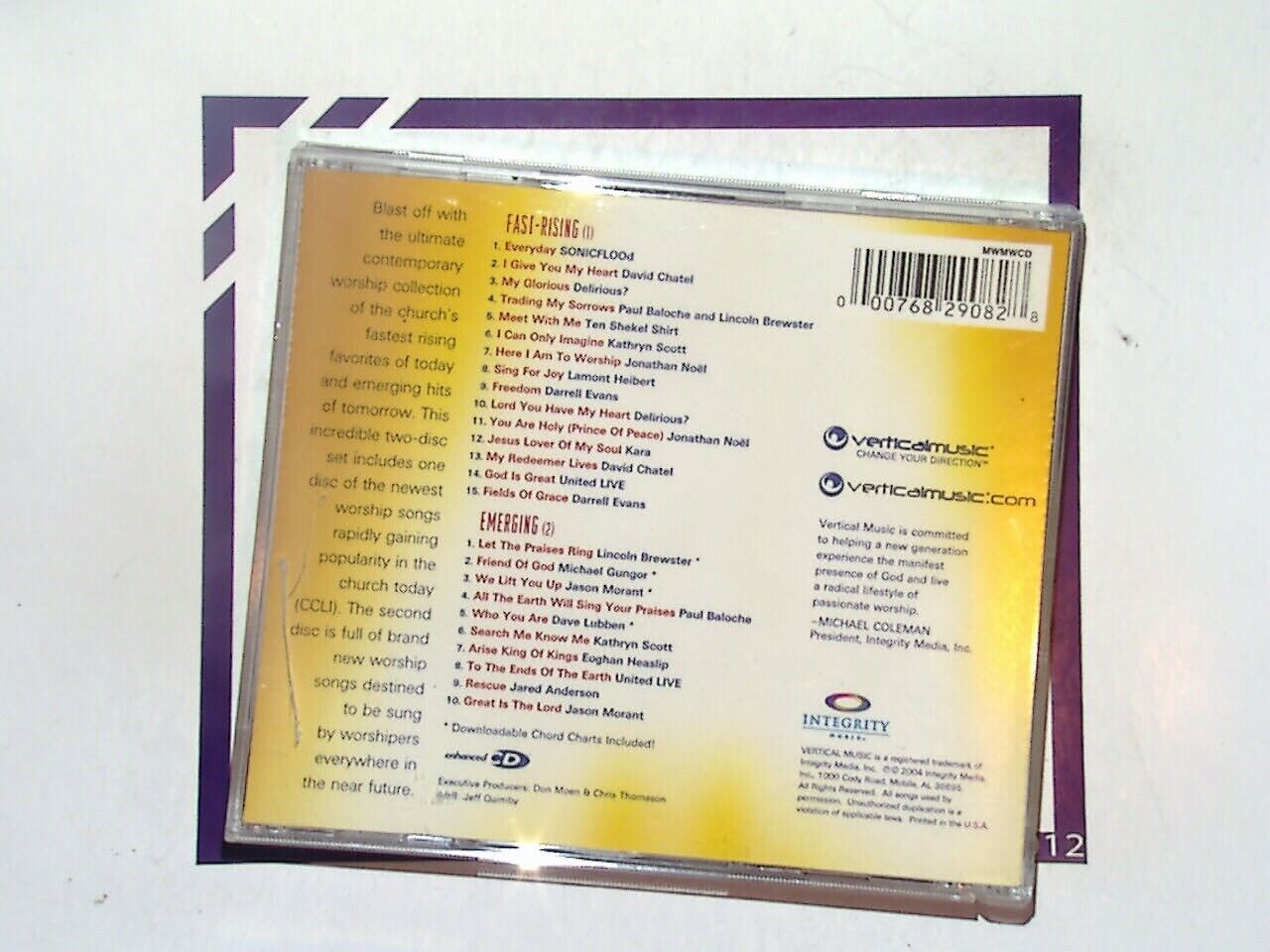 Vertical Momentum -	Trading My Sorrows Worship  2CD Mint