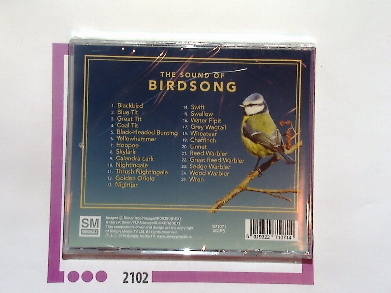 The Sound Of Birdsong Audio CD NEW & Factory Sealed