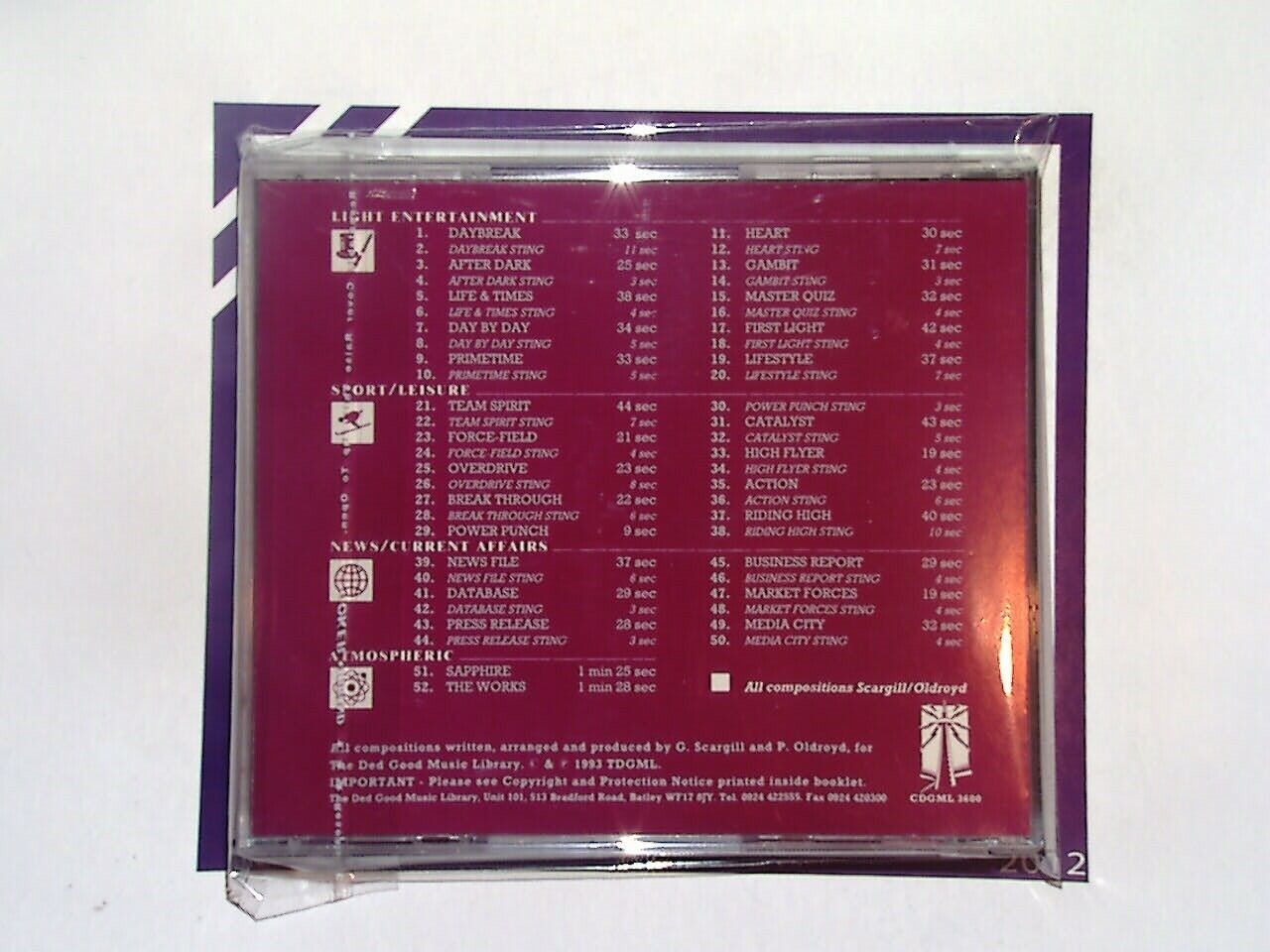 The DED Good Music Library Assemblage Peter Oldroyd G Scargill Mint