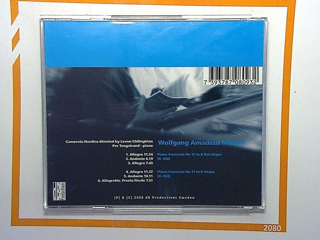 Per Tengstrad Piano Concertos 15 & 17 CD Mint