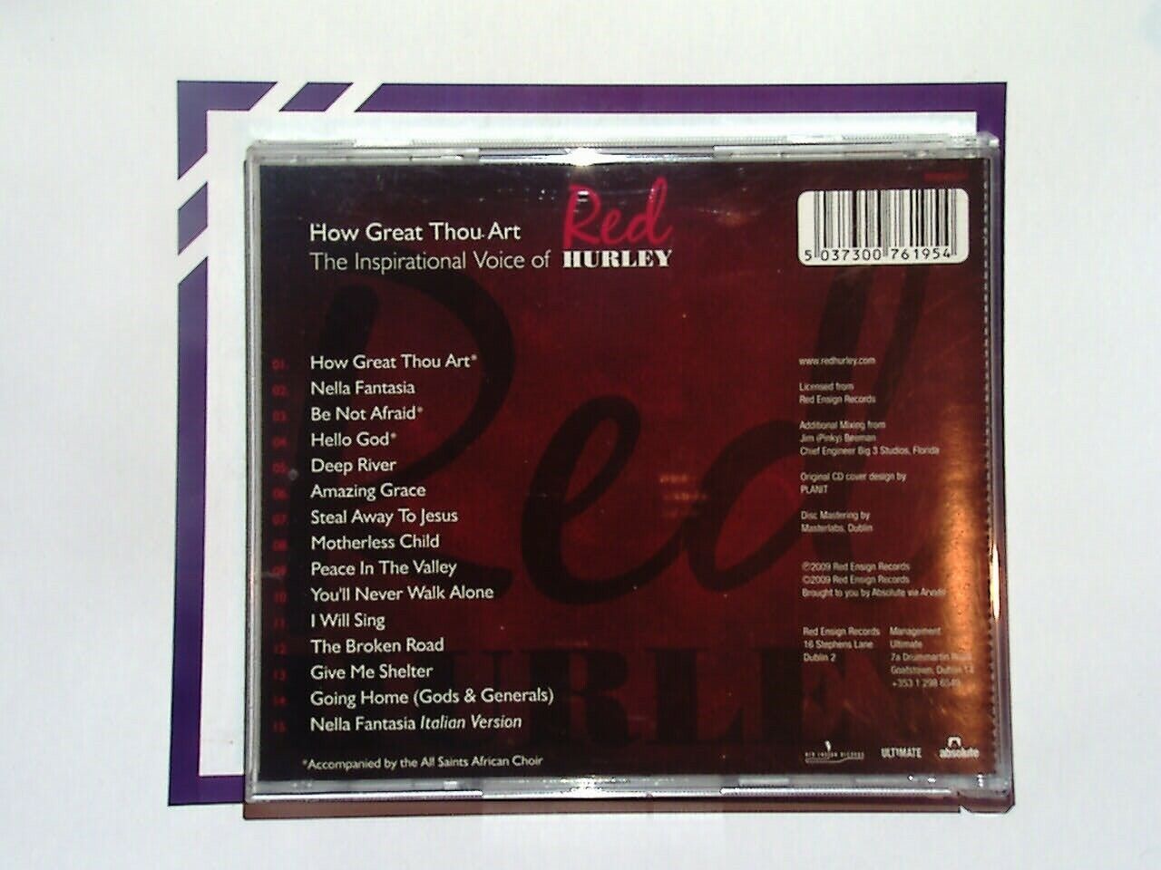Red Hurley How Great Thou Art CD Mint
