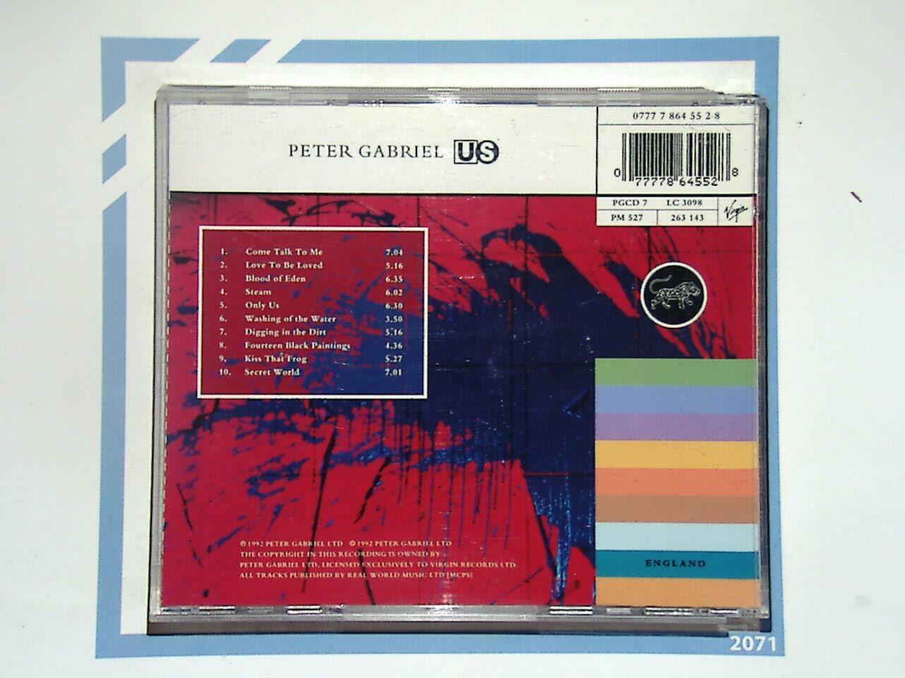 Peter Gabriel Us CD Mint