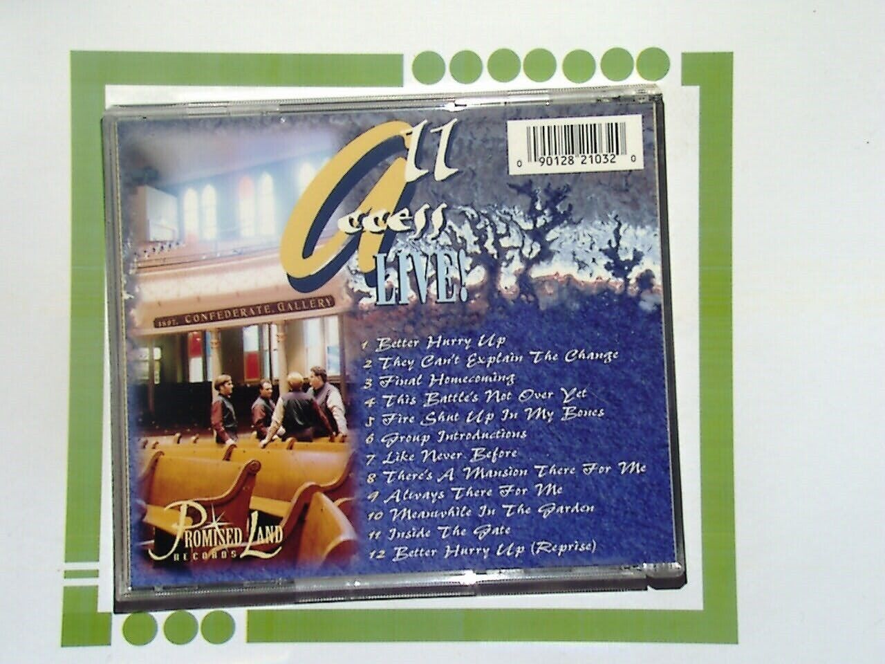 Tony Gore & Majesty All Access Live CD Mint