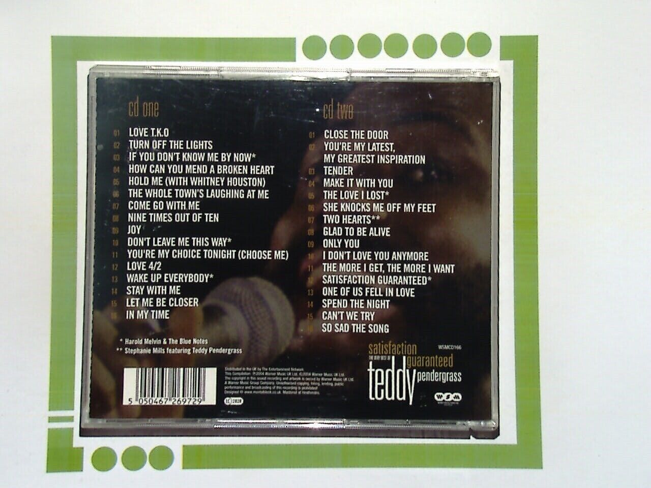 Satisfaction Guaranteed - The Very Best of Teddy Pendergrass 2CD Mint