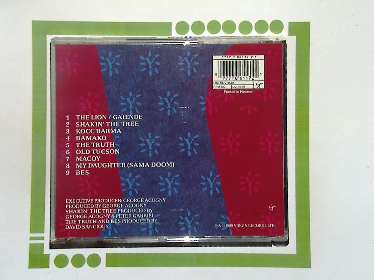 Youssou N'Dour The Lion CD Nr Mint