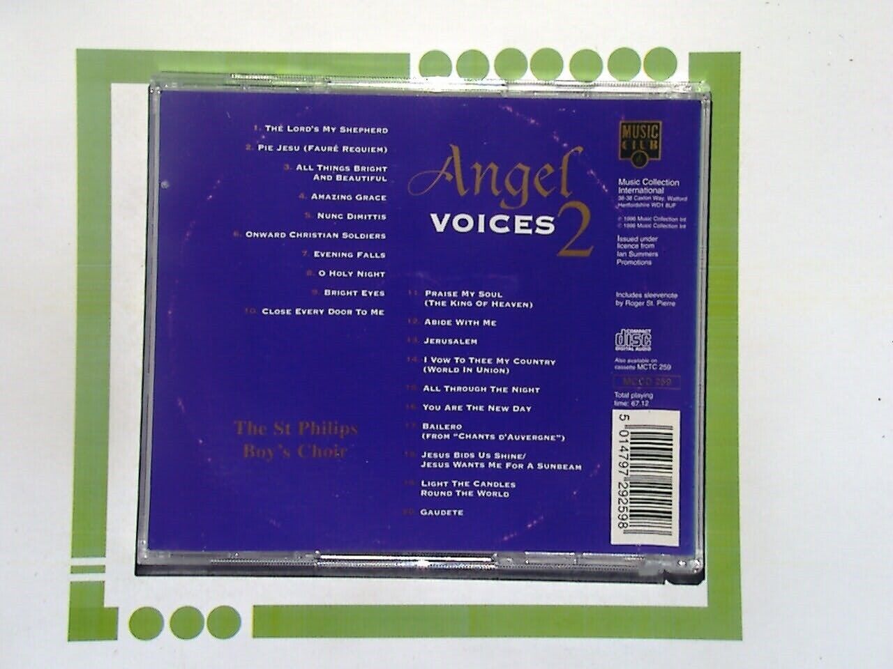 St. Phillip's Boys Choir Angel Voices 2 CD VGC
