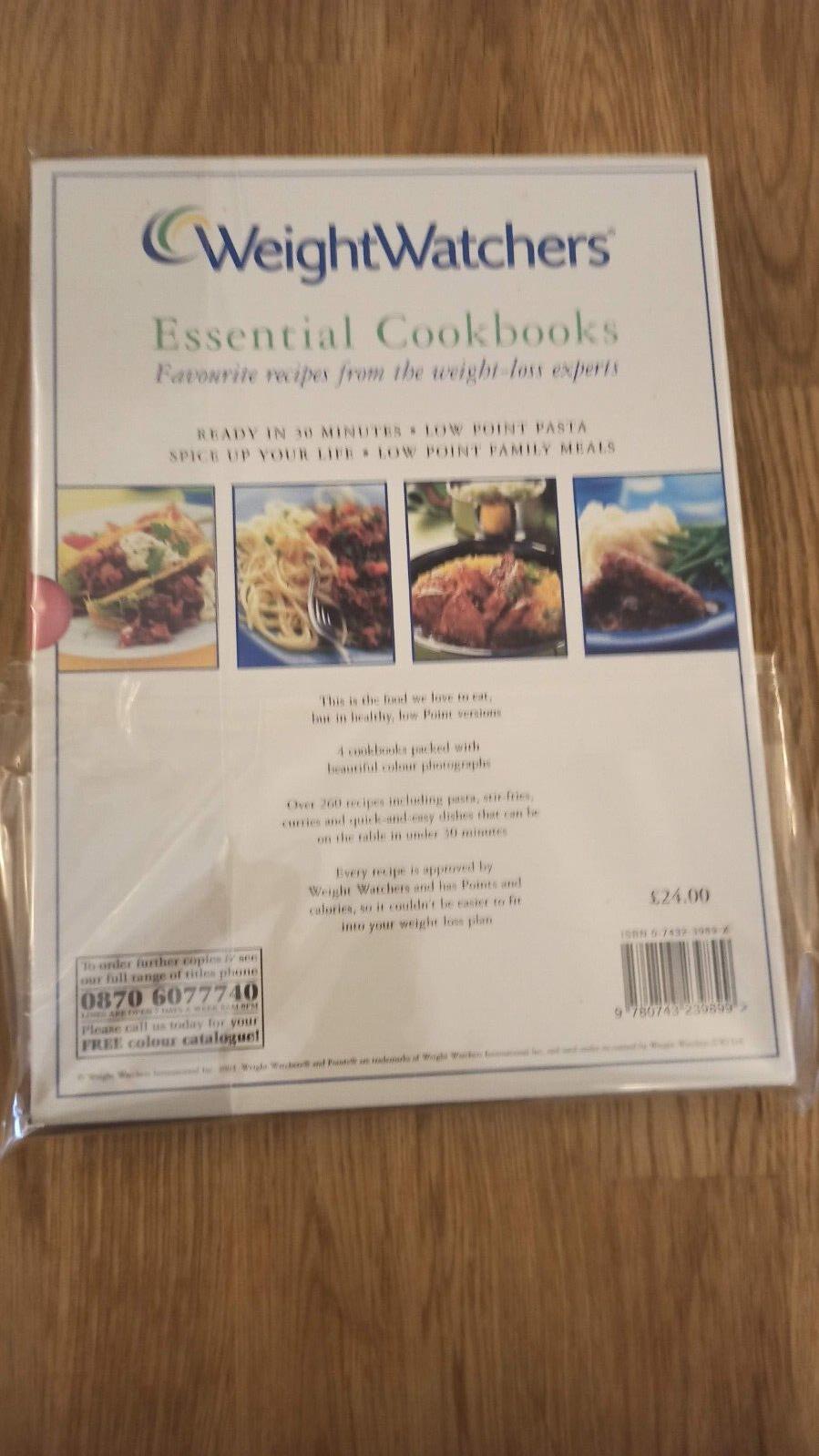 Weightwatchers 4 Essential Cookbooks Collection Hardback Book Free Post