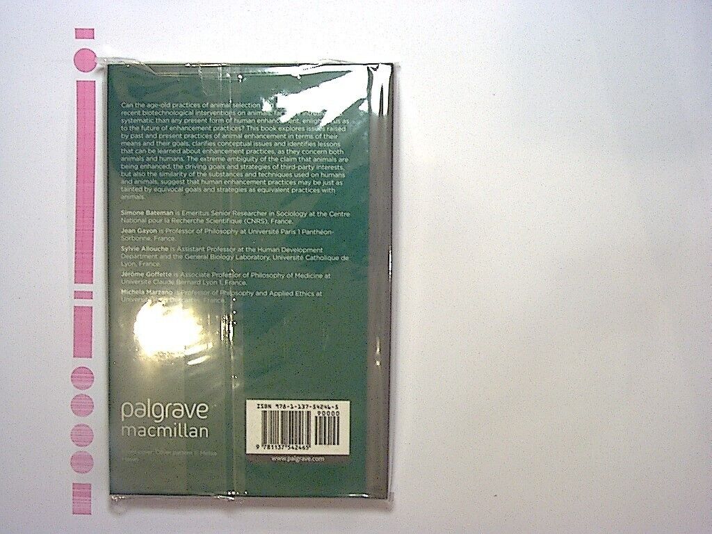 Simone Bateman et al Inquiring into Animal Enhancement Palgrave Hardcover NEW
