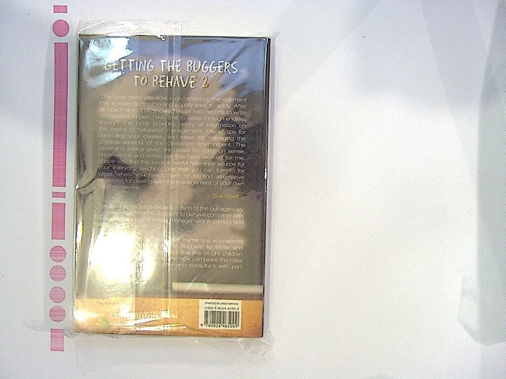 Sue Cowley Getting the Buggers to Behave 2 PB NEW