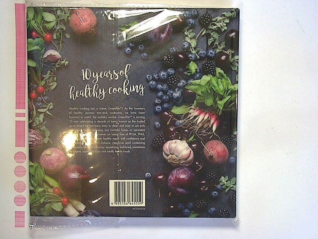 The Original Green Pan - 10 years Of Healthy Cooking Book Hardcover NEW