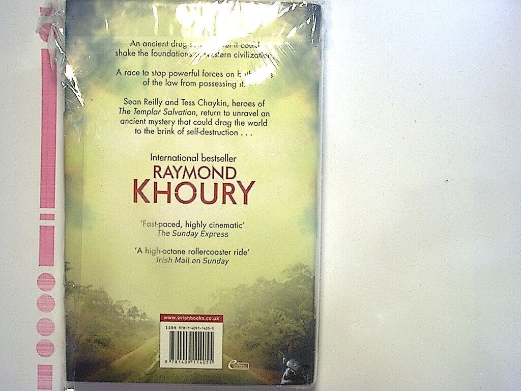 Raymond Khoury The Devil's Elixir Hardcover NEW
