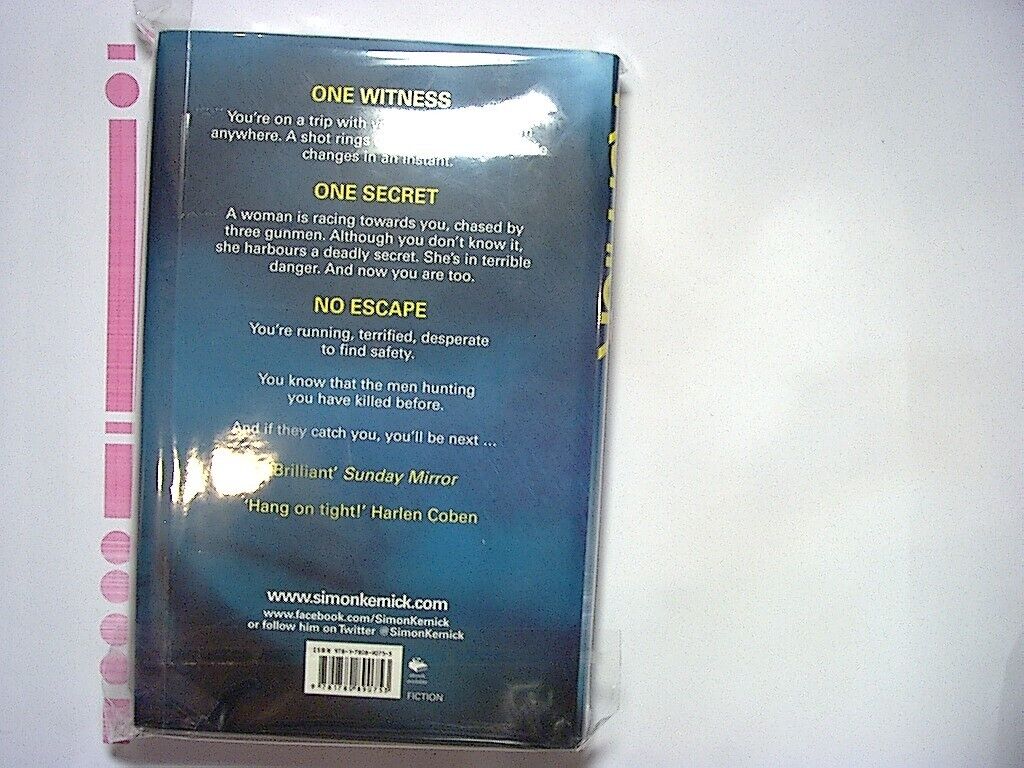 Simon Kernick Stay Alive: (Scope 2) Hardcover New