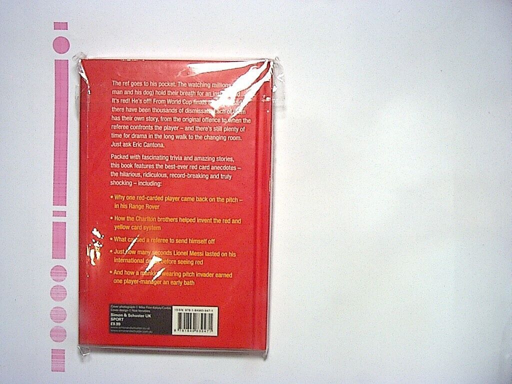 Adrian Besley You're Off!: The TalkSport Book of Red Cards Hardcover NEW