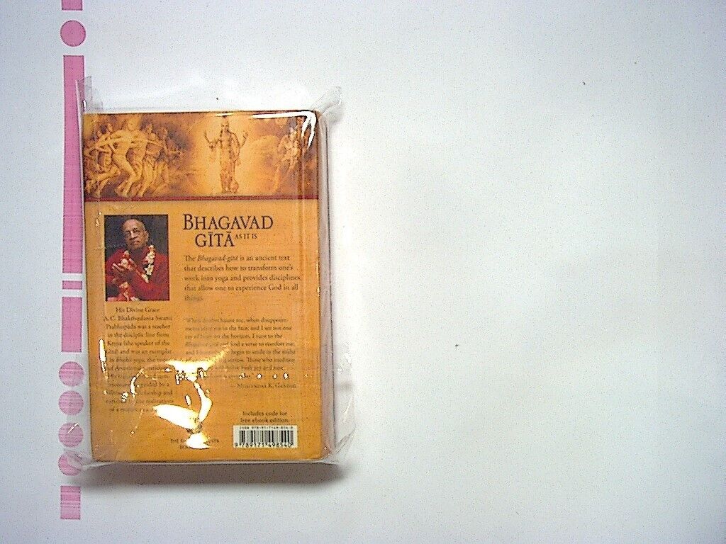 A. C. Bhaktivedanta Swami Prabhupada Bhagavad Gita As It Is Hardcover New
