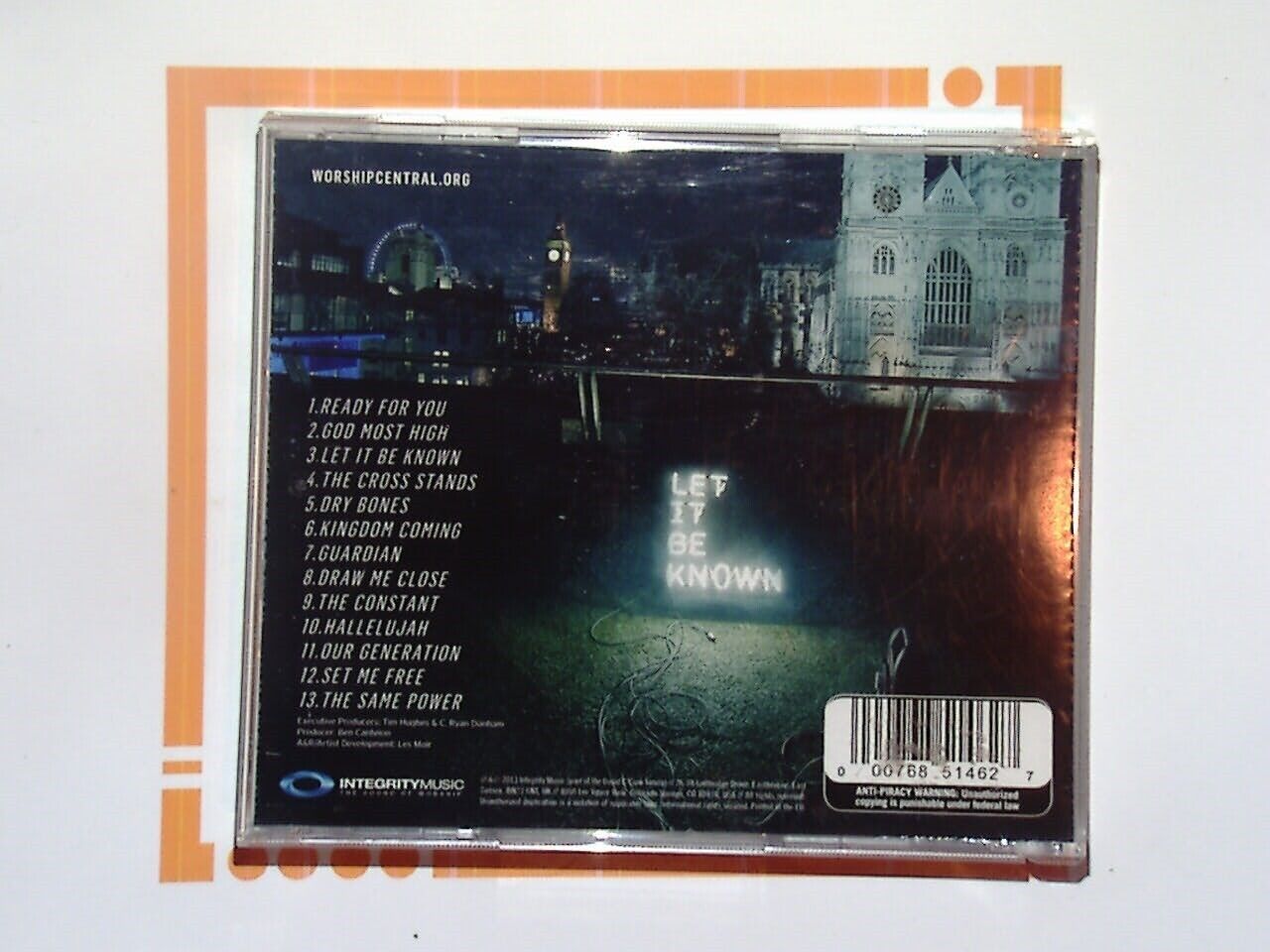 Worship Central Let It be Known CD Mint
