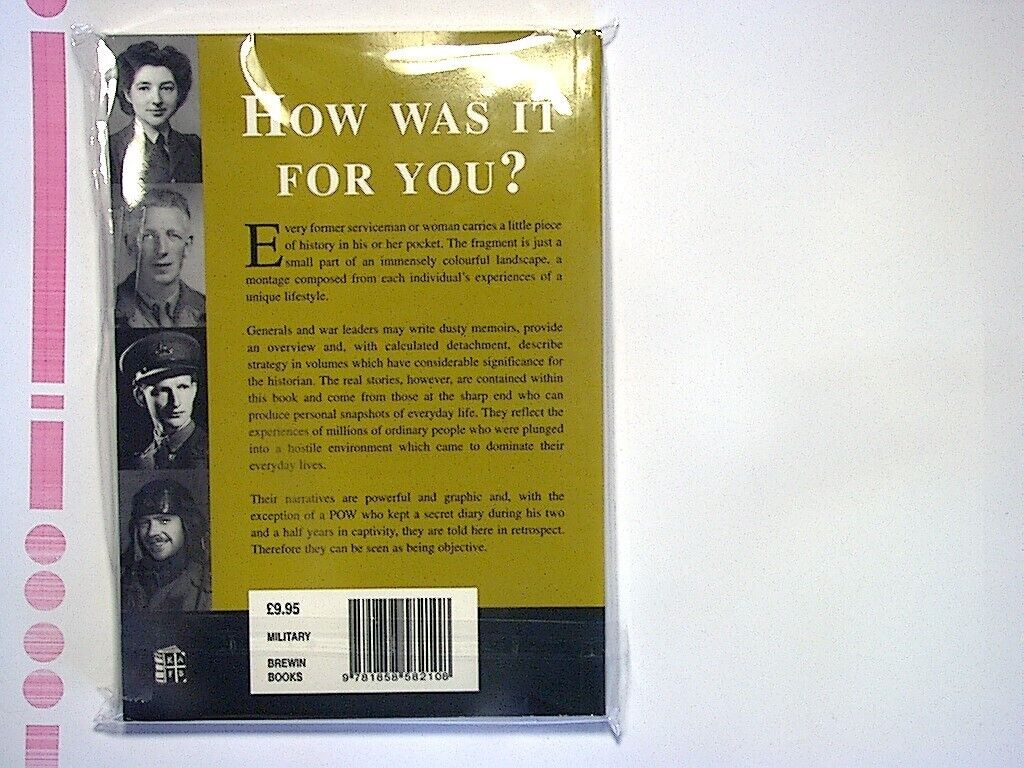 A. Chalmers - How Was it for You?: Eye Witness Accounts from Warwickshire PBNew