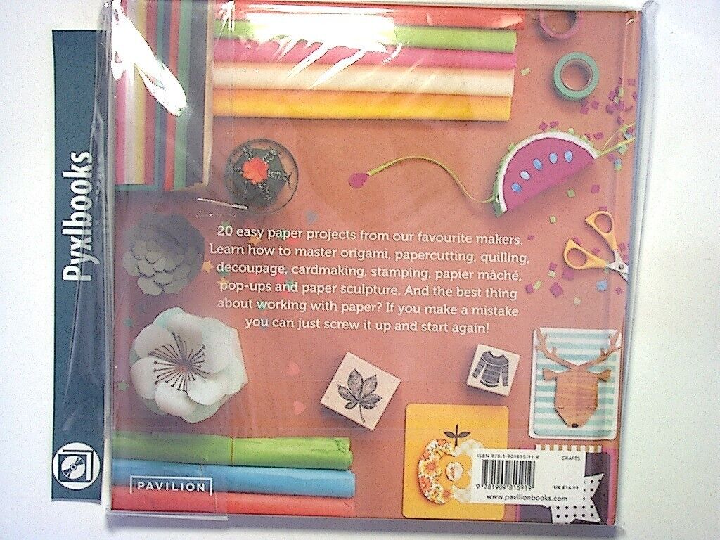 Mollie Makes: Papercraft: Origami. Scrapbooking. Cardmaking... Hardcover New