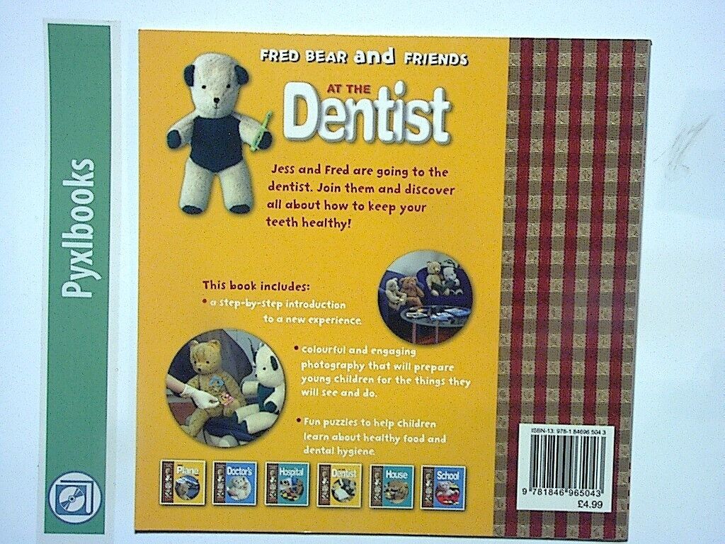 4 x Fred Bear & Friends Book Bundle - New House, Doctors, School & Dentist