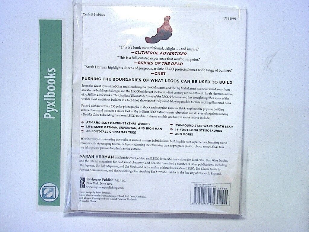 Sarah Herman -Extreme Bricks: Spectacular, Record-Breaking Lego Projects PB NEW