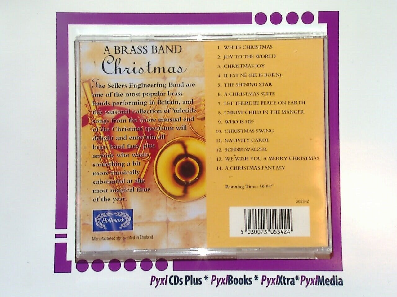 Sellers Engineering Band A Brass Band Christmas CD VGC