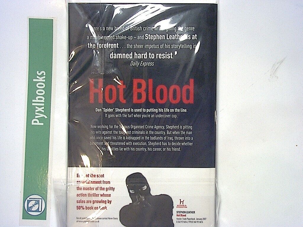 Stephen Leather - Hot Blood (Spider Shepherd 4) PB NEW